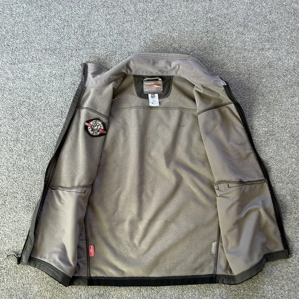 Sitka Softshell Vest Mens Medium Black Gore Windstopper Full Zip Hunting